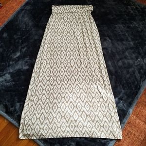 Long Pattered Skirt
